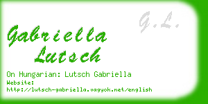 gabriella lutsch business card
